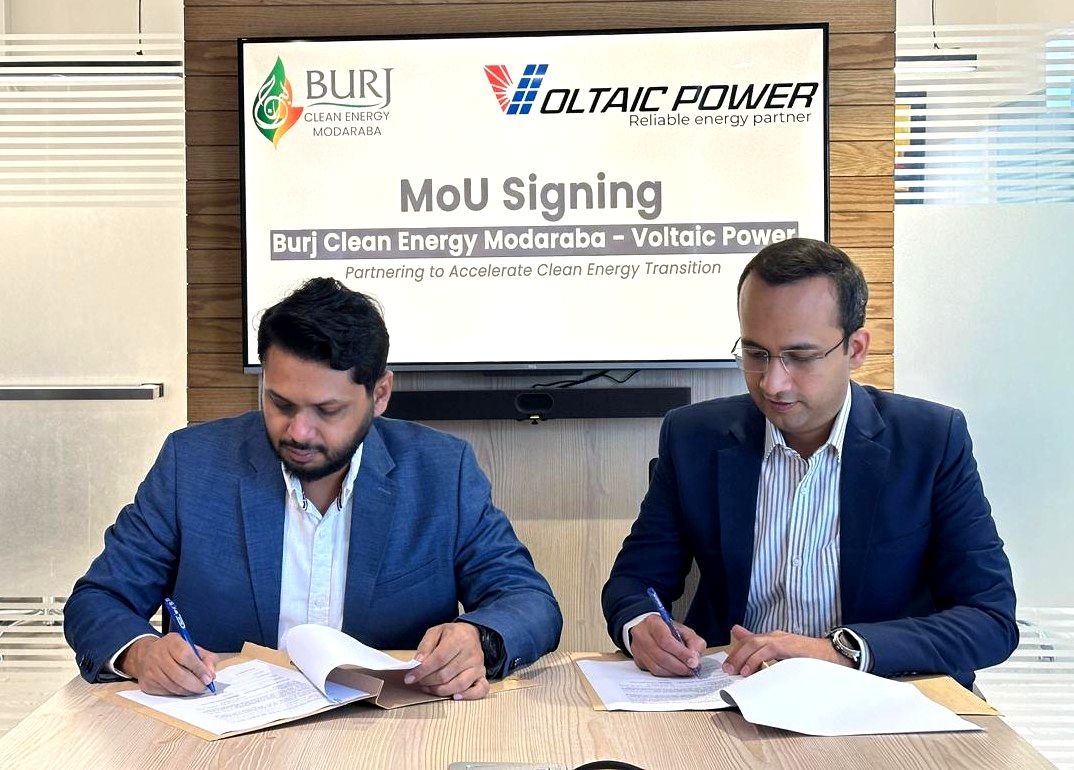 We are excited to announce that Burj Clean Energy Modaraba has signed an MOU with Voltaic Power (Pvt.) Ltd. to collaborate on futu...