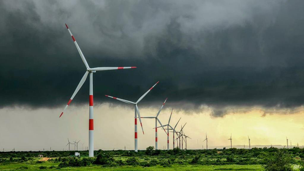 Wind turbines at Jhimpir
